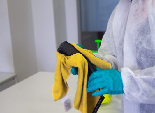 Office covid-19 special cleaning