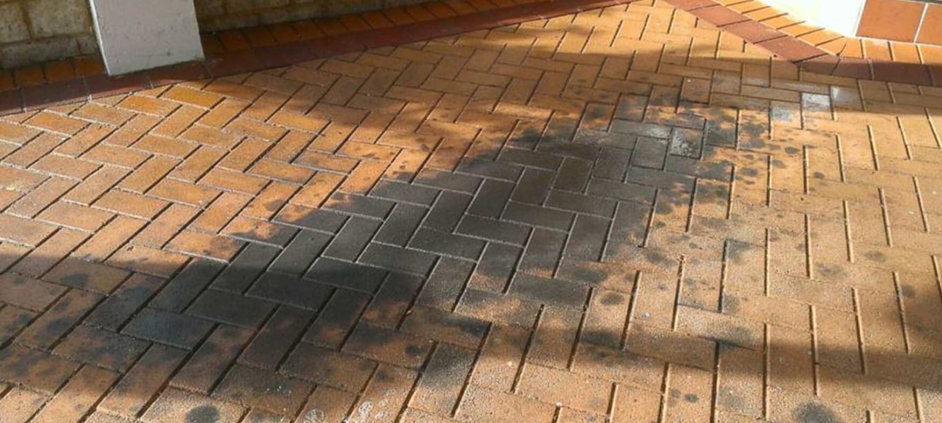 Driveway-Oil-Stain-Before