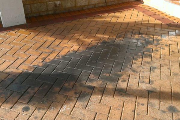 Driveway-Oil-Stain-Before