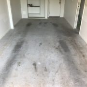 before flake flooring application