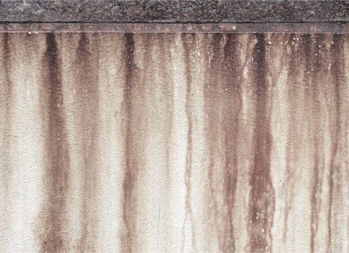 A shiny epoxy floor.