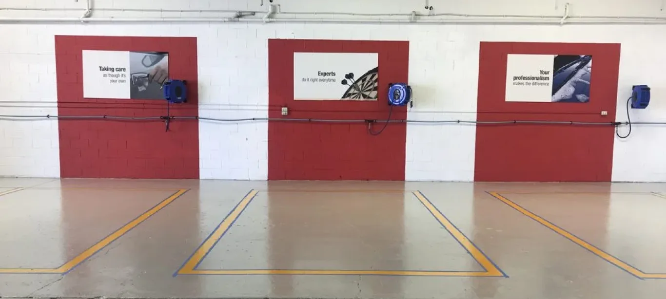 after line marking - results