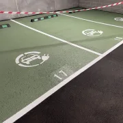 Car park line marking