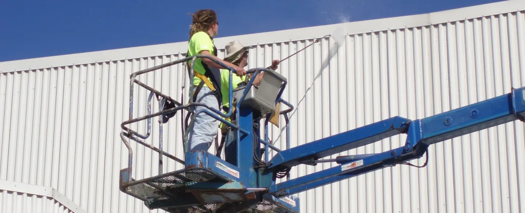 exterior building washing blog