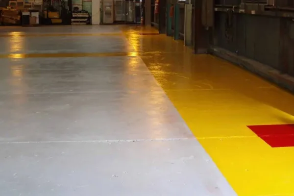Floors Coatings Factory Yellow