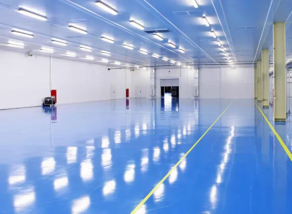Blue Floor Coating